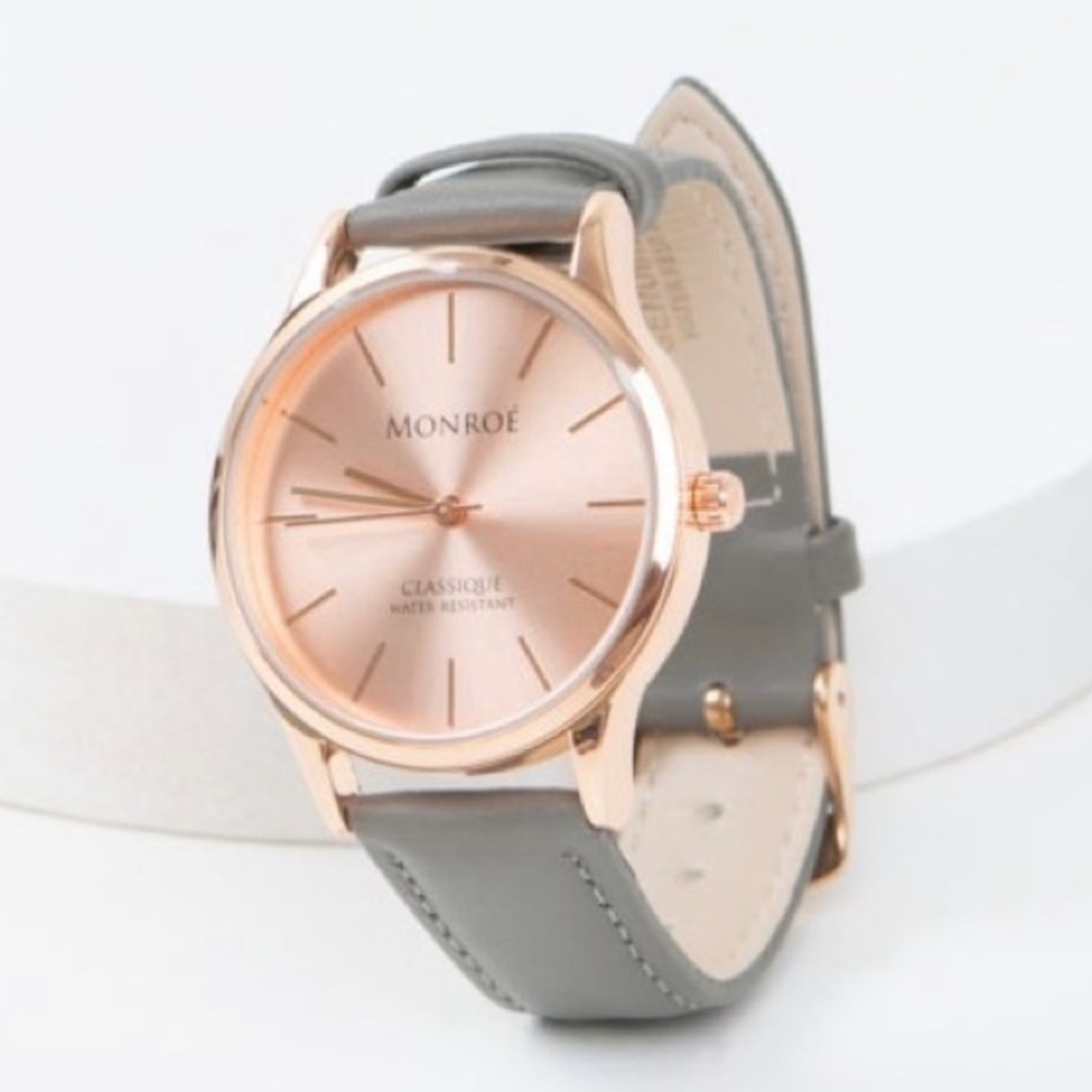 NWT Monroe Classique Watch in Sunburst Solerose